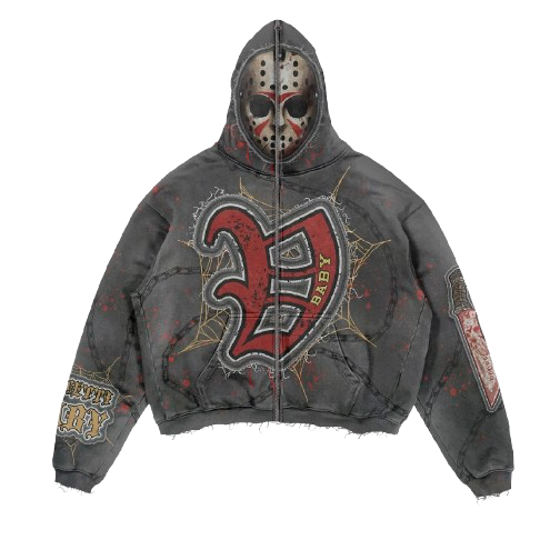 “Jason” Black Acid Washed