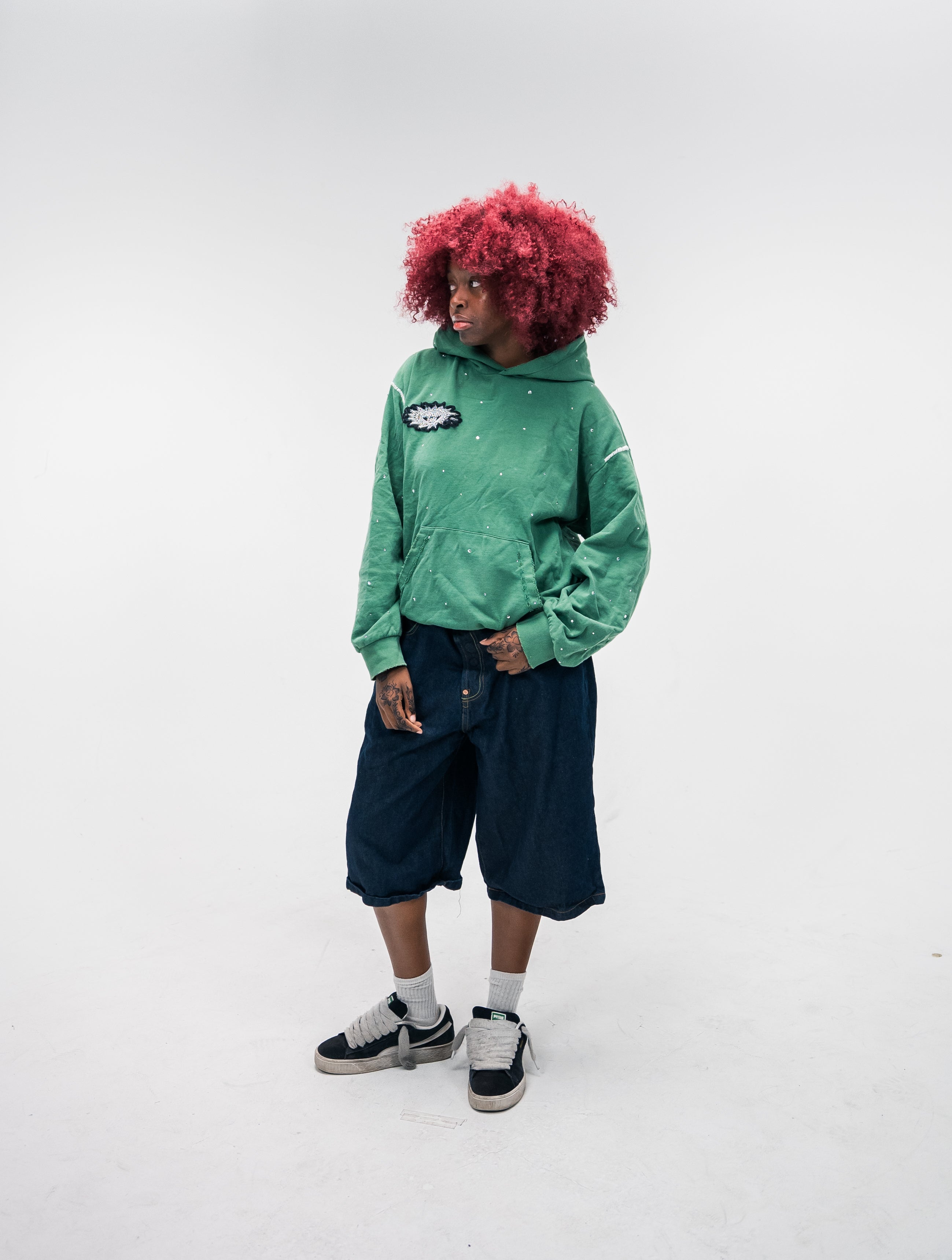 “Incredible hulk” Green hoodie